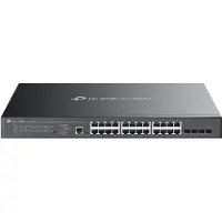 TP-LINK Omada SG3428XMPP netwerk-switch Managed L2+ Gigabit Ethernet (10/100/1000) Power over Ethernet (PoE) 1U Zwart