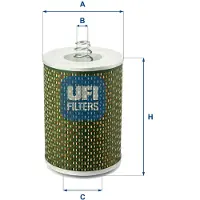 Ufi 25.505.00 Oliefilter