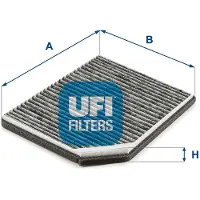 Ufi 54.280.00 Interieurfilter