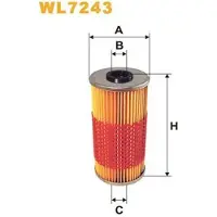WIX FILTERS WL7243 Oliefilter