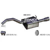 ERNST 650250 Einddemper