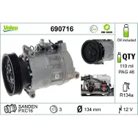 Valeo 690716 Aircopomp