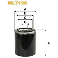 WIX FILTERS WL7198 Oliefilter