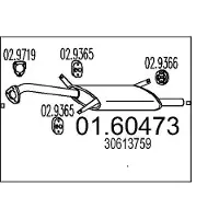 MTS 01.60473 Einddemper