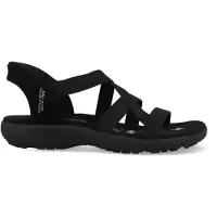 SKECHERS Sandalen Slip-ins: Reggae Slim - Stretch Flex 163460/BBK Zwart maat