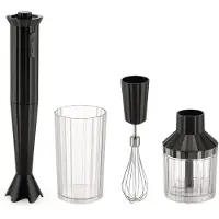 Alessi Staafmixer 4-Delige Set Plisse Black