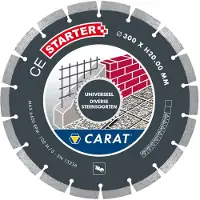 Carat DIAMANTZAAG UNIVERSEEL Ø300x20,00MM, CE STARTER - CES3002000 - CES3002000