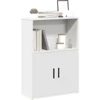 vidaXL Boekenkast 60x24x85 cm bewerkt hout wit