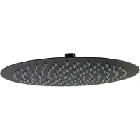 Best design Nero Regendouche RVS mat zwart 30cm
