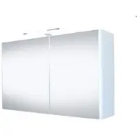 Best design Best-Design "Happy" MDF Spiegelkast + Verlichting 80x60cm Wit