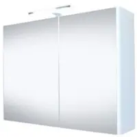 Best design Best-Design "Happy" MDF Spiegelkast + Verlichting 100x60cm Wit