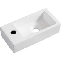 Wiesbaden Fontein mini-rhea links 36x18x9 cm mat wit