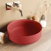 Mondiaz coss waskom solid surface 36 cm kleur fire /fire