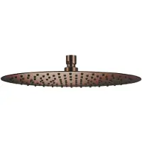 Qisani Hoofddouche Flow Ø 25 cm Geborsteld Copper