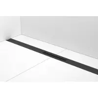 Easy drain Douchegoot R-Line Clean Mat Zwart (Alle Maten)
