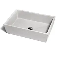 Urbi et Orbi Opzet wastafel concis beton 60x40x16 cm bruin beige
