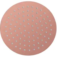 Boss & Wessing Hoofddouche BWS Colorato Rond 30 cm Geborsteld Koper