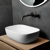 Loutro Waskom spiro rechthoek 48x32x13.5 cm hoogglans wit