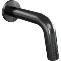 Brauer Inbouw Fonteinkraan Gunmetal Carving Edition Inkortbaar Gunmetal Geborsteld PVD