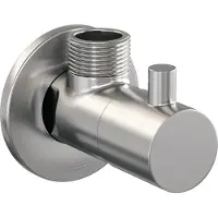 Brauer Hoekstopkraan brushed edition rvs geborsteld pvd