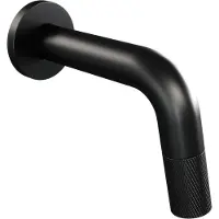 Brauer Inbouw Fonteinkraan Black Carving Edition Inkortbaar Mat Zwart