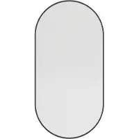 Haceka Spiegel Deco Ovaal 80x40cmMat Zwart