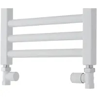 TVS Radiator aansluitset valves 110 wit