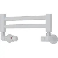 TVS Radiator aansluitset valves 221 wit