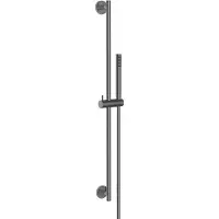 Boss & Wessing Glijstangset BWS Moran Met Staafhanddouche 1 Stand 150 cm Gunmetal