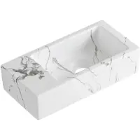 Best design Fontein allure 36x18x9 cm links marmer white