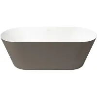 Zydra Vrijstaand Ligbad Leman 75x170 cm Moka