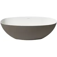 Zydra Vrijstaand Ligbad Lago 75x170 cm Moka