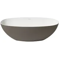 Zydra Vrijstaand Ligbad Lago 150x72 cm Moka