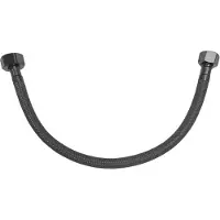 Best design Flexibele aansluitslang moya 35 cm 1/2"x3/8" gunmetal