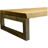 Casajoy Topblad West Eiken Incl O Brackets 120x50cm