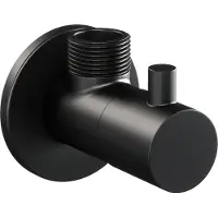 Brauer Hoekstopkraan Black Edition Mat Zwart