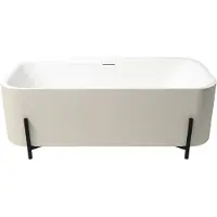 Zydra Vrijstaand Ligbad Aura 75x170 cm Natural