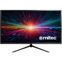 Ernitec 32'' bewakingsmonitor voor (3840 x 2160 Pixels, 15.43"), Monitor, Zwart
