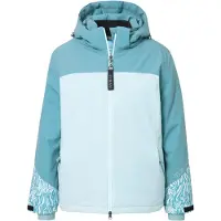 Ulla Popken Sportjas turquoise / lichtblauw / wit