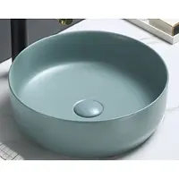 Sanilux Waskom Victoria Color Line Rond 39 cm Inclusief Click Waste Mat Fjord Groen