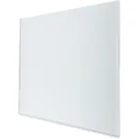 Boss & Wessing Ventilatierooster design bws ventilatie vierkant 10 cm vlak glas mat wit