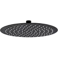 Boss & Wessing Hoofddouche BWS Colorato Rond 40 cm Mat Zwart