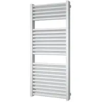 Boss & Wessing Designradiator bws ifona 123x50 cm 802 watt met zijaansluiting wit