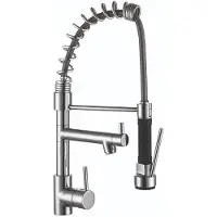 Van Marcke GO Keukenkraan vmk go grand cuisina 48x13,9x20,3 cm incl. Mobile sproeier chroom