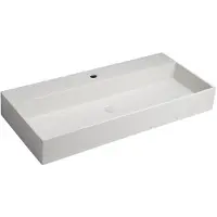 Sapho Wastafel quadrado 96x44 cm wit