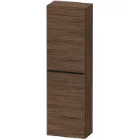 Duravit Hoge kast d-neo kolomkast wand 132 cm rechtsdraaiend mat noten