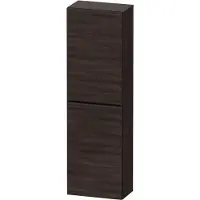 Duravit Hoge kast d-neo kolomkast wand 132 cm rechtsdraaiend mat kastanje