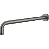 Wiesbaden UniMatch douchearm met muurbevestiging 45 cm gunmetal
