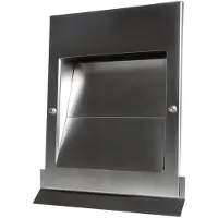 Weckx Overdruk ventilatierooster sigma 15 cm geborsteld rvs