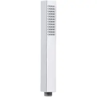 Sapho Losse Staafhanddouche 1-stand Regen Vierkant 23 cm Chroom